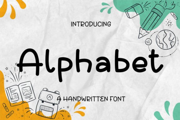 Alphabet Font: A Joyful Handwritten Typeface for Stronger Branding