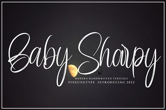 Baby Sharpy: A Fresh Handwritten Typeface for Editorial Design