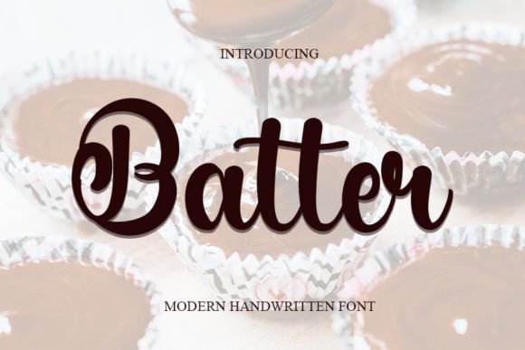 Batter: A Handwritten Font for Modern Editorial Design