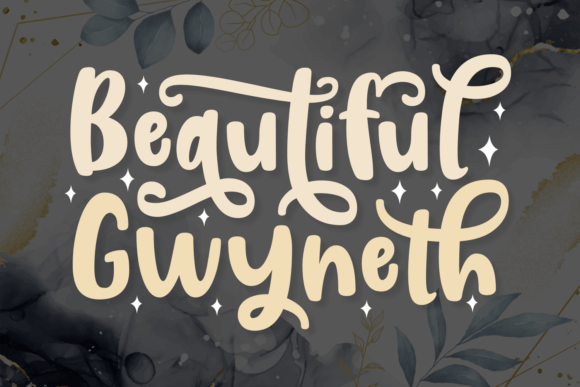 Beautiful Gwyneth Font: A Designer’s Love Letter to Modern Calligraphy