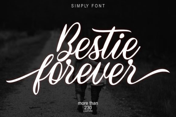 Bestie Forever: A Handwritten Font for Editorial Elegance
