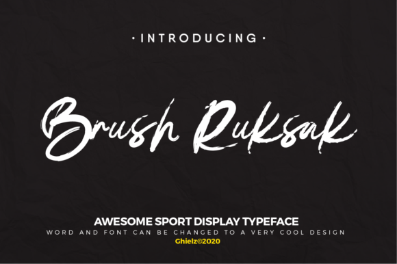 Brush Ruksak: A Script Font for Bold, Warm Branding