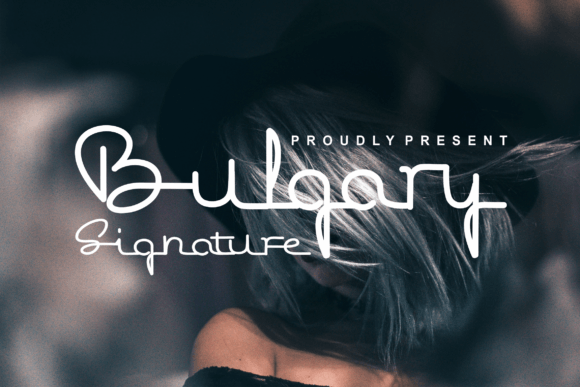 Bulgary Signature: A Modern Script Font for Editorial Design
