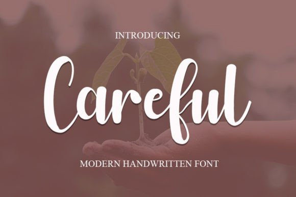 Careful Typeface: A Modern Handwritten Font for Web Design