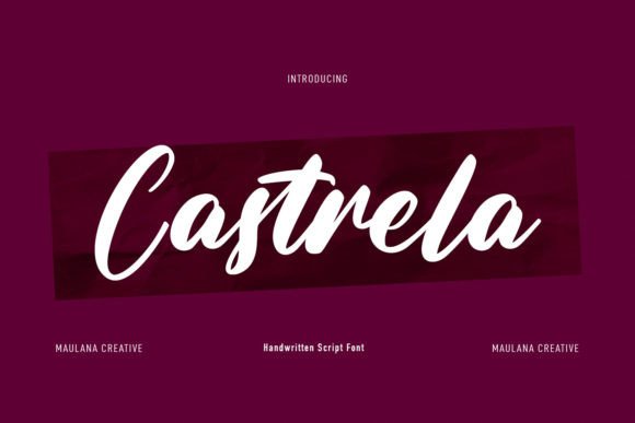 Castrela: The Handwritten Font That Elevates Your Campaign Design