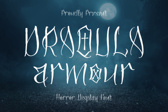 Draqula Armour Font: A Bold Handwritten Typeface for Digital Design