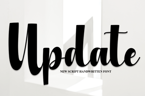 Elevate Your Brand with the Update Handwritten Font