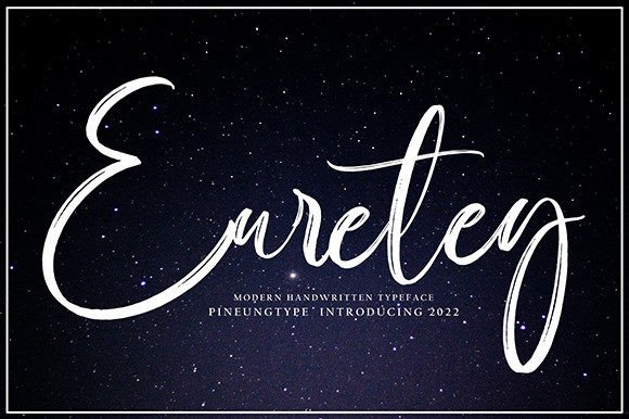 Euretey: A Fresh Script Font for Editorial Design