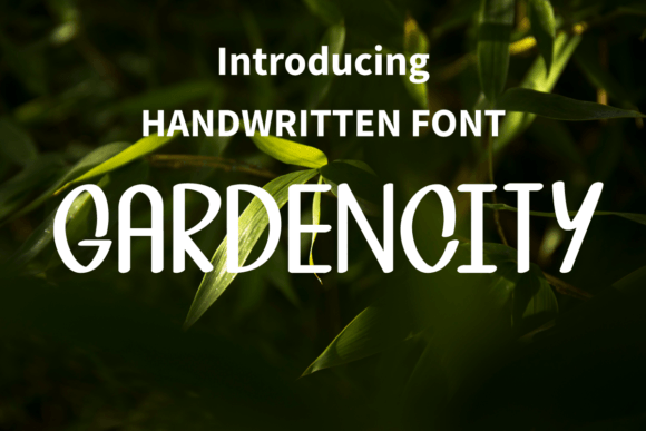 Gardencity Font: A Handwritten Typeface That Elevates Campaigns
