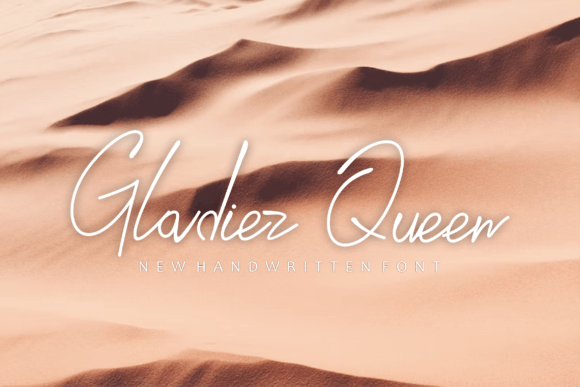 GladiezQueen: A Beautiful Script Font for Branding and Creative Projects