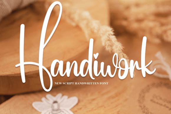 Handiwork Font: Elevate Your Brand with Modern Handwritten Typography