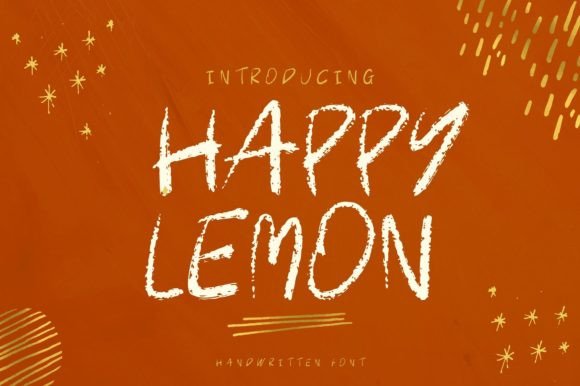 Happy Lemon Font: A Playful Typeface for Authentic Branding