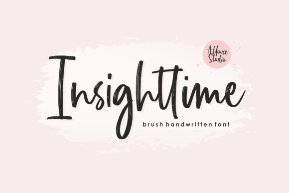 Insighttime: A Script Font That Elevates Editorial Design
