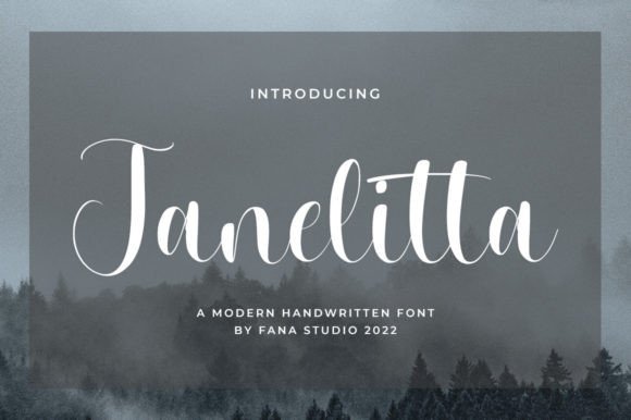Janelitta Font: A Modern Script for Polished Web Design
