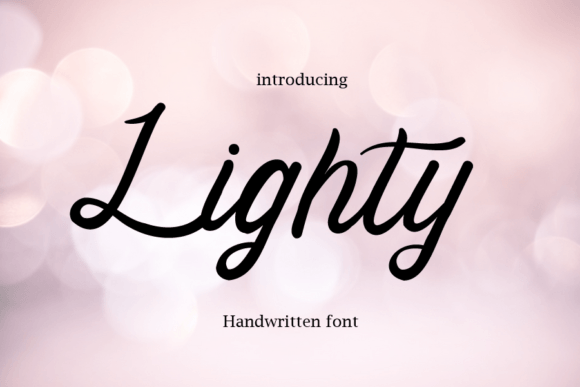 Lighty: A Handwritten Typeface That Elevates Editorial Design