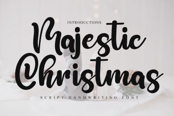 Majestic Christmas Font: A Polished Touch for Your Brand