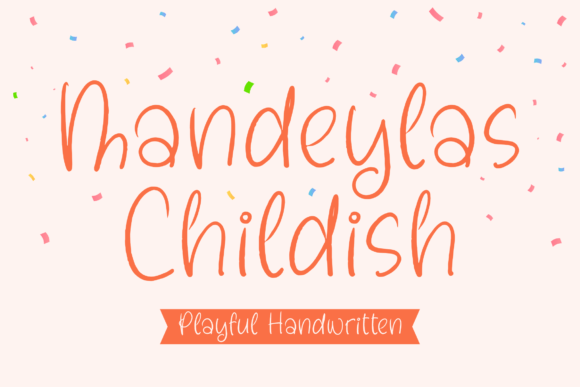 Mandeylas Childish: A Playful Typeface for Creative Projects