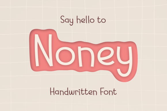 Noney: A Playful Typeface for Polished Branding