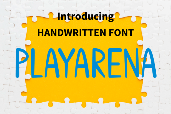 Playarena: A Bold Script Font for Creative Projects