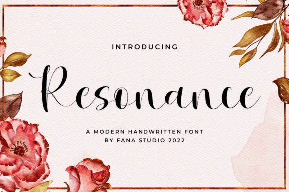 Resonance: A Script Font That Elevates Your Campaigns