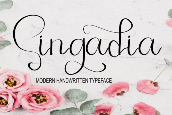 Singadia: A Script Font That Brings Personality to Editorial Design