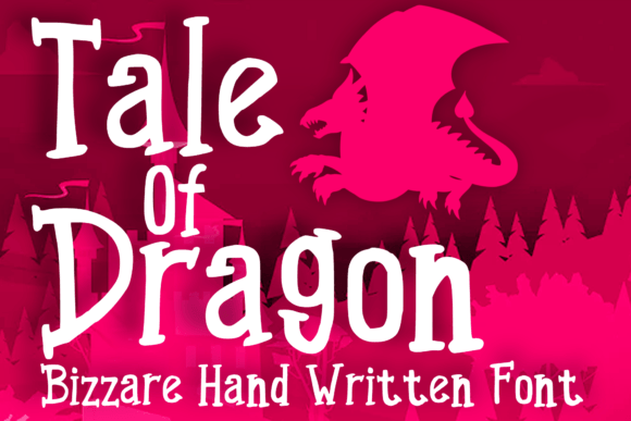 Tale of Dragon Font Review: A Quirky Handwritten Typeface for Creative Projects