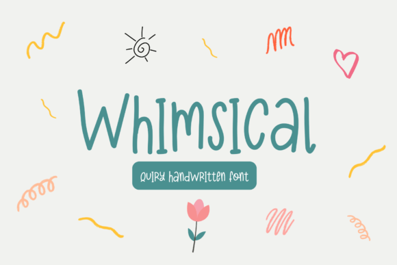 Whimsical Typeface: A Playful Handwritten Font for Digital Design