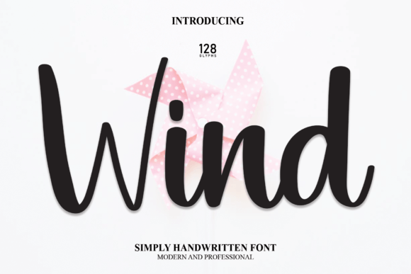 Wind Font: A Modern Handwritten Typeface for Web Design