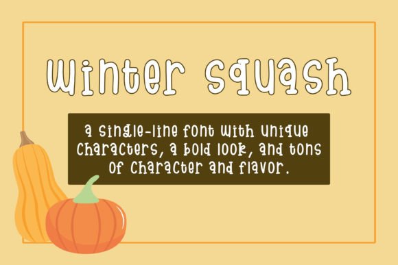 Winter Squash Font: A Handwritten Typeface That Adds Warmth to Campaigns