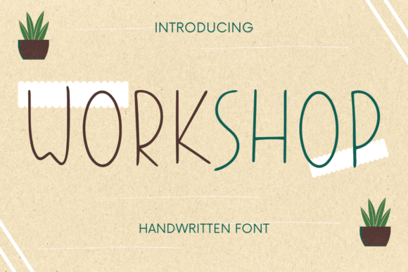 Workshop Font: A Polished Handwritten Typeface for Branding